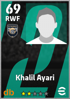 Khalil Ayari — RWF, OVR 69, MAX 69