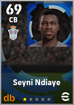 Seyni Ndiaye — CB, OVR 69, MAX 69