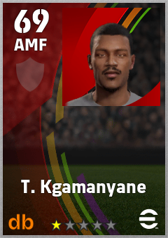T. Kgamanyane — AMF, OVR 69, MAX 69