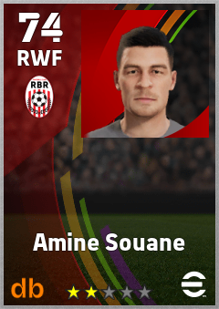 Amine Souane — RWF, OVR 74, MAX 74