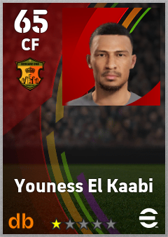 Youness El Kaabi — CF, OVR 65, MAX 65