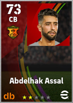 Abdelhak Assal — CB, OVR 73, MAX 73