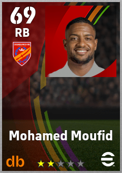 Mohamed Moufid — RB, OVR 69, MAX 69