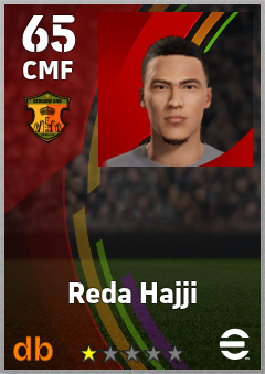 Reda Hajji — CMF, OVR 65, MAX 65