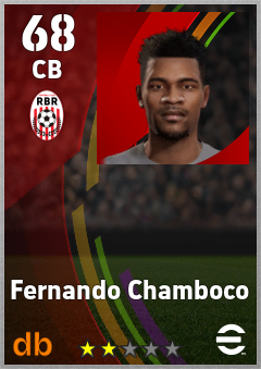 Fernando Chamboco — CB, OVR 68, MAX 68