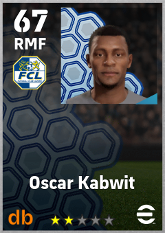 Oscar Kabwit — RMF, OVR 67, MAX 67