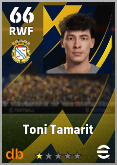 Toni Tamarit — RWF, OVR 66, MAX 66
