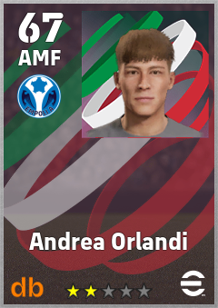 Andrea Orlandi — AMF, OVR 67, MAX 67