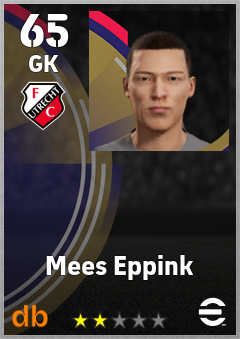 Mees Eppink — GK, OVR 65, MAX 65
