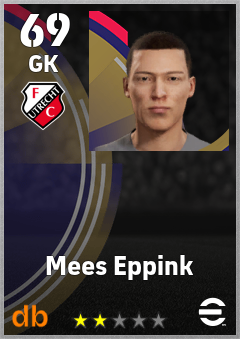 Mees Eppink eFootball player card