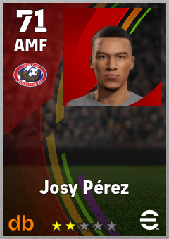 Josy Pérez — AMF, OVR 71, MAX 71