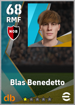 Blas Benedetto — RMF, OVR 68, MAX 68