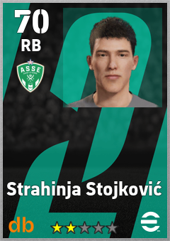 Strahinja Stojković — RB, OVR 70, MAX 70
