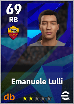 Emanuele Lulli — RB, OVR 69, MAX 69