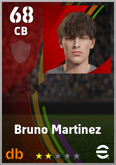 Bruno Martinez eFootball player card