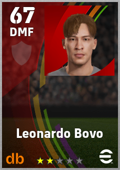 Leonardo Bovo eFootball player card