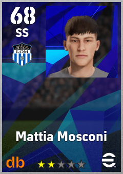 Mattia Mosconi eFootball player card