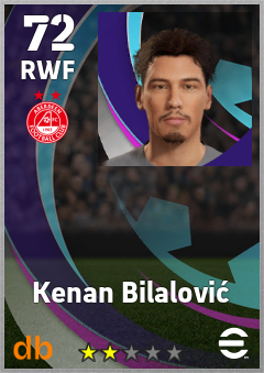 Kenan Bilalović — RWF, OVR 72, MAX 72