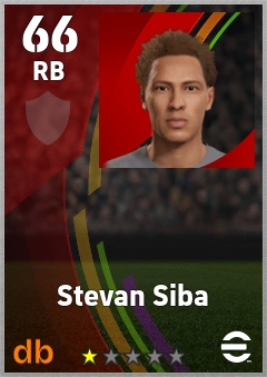Stevan Siba — RB, OVR 66, MAX 66