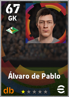 Álvaro de Pablo — GK, OVR 67, MAX 67