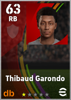 Thibaud Garondo eFootball player card