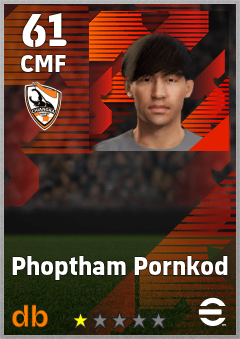 Phoptham Pornkod — CMF, OVR 61, MAX 61