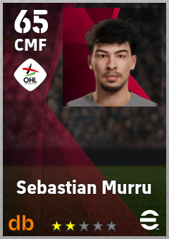 Sebastian Murru — CMF, OVR 65, MAX 65