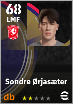 Sondre Ørjasæter — LMF, OVR 68, MAX 68