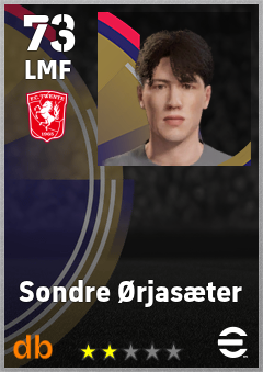 Sondre Ørjasæter — LMF, OVR 73, MAX 73