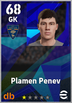 Plamen Penev — GK, OVR 68, MAX 68