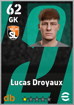 Lucas Droyaux — GK, OVR 62, MAX 62