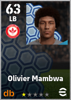 Olivier Mambwa — LB, OVR 63, MAX 63