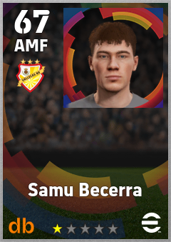 Samu Becerra — AMF, OVR 67, MAX 67