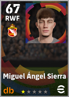 Miguel Ángel Sierra — RWF, OVR 67, MAX 67