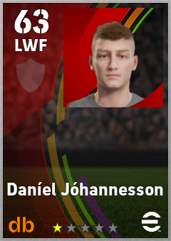 Daníel Jóhannesson eFootball player card
