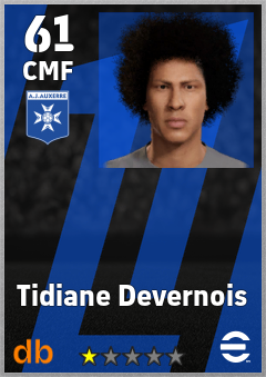 Tidiane Devernois — CMF, OVR 61, MAX 61