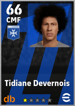 Tidiane Devernois — CMF, OVR 66, MAX 66