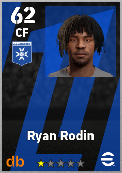 Ryan Rodin — CF, OVR 62, MAX 62