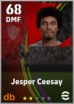 Jesper Ceesay — DMF, OVR 68, MAX 68
