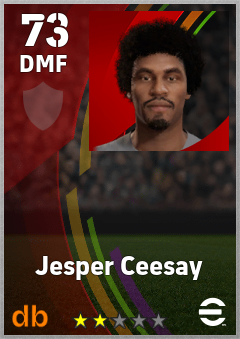 Jesper Ceesay — DMF, OVR 73, MAX 73