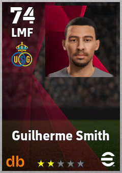 Guilherme Smith — LMF, OVR 74, MAX 74