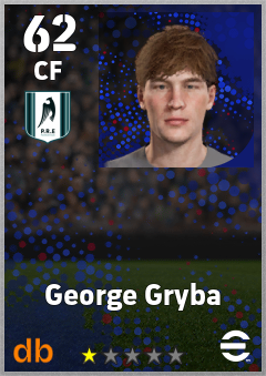 George Gryba — CF, OVR 62, MAX 62
