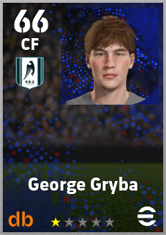 George Gryba — CF, OVR 66, MAX 66