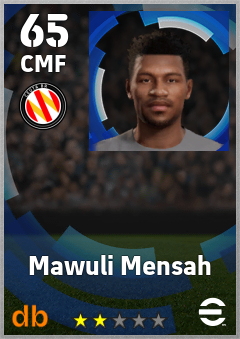 Mawuli Mensah — CMF, OVR 65, MAX 65