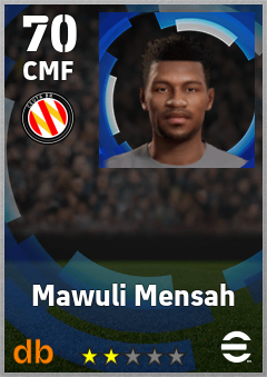 Mawuli Mensah — CMF, OVR 70, MAX 70