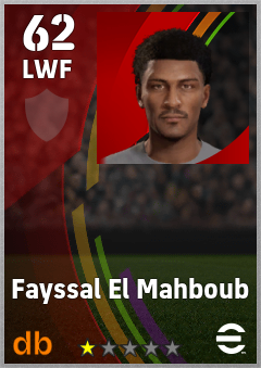 Fayssal El Mahboub eFootball player card