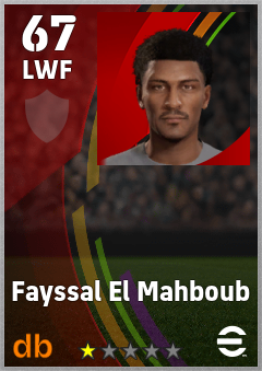Fayssal El Mahboub — LWF, OVR 67, MAX 67