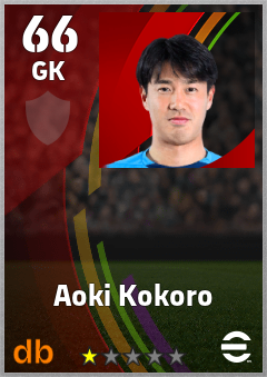 Aoki Kokoro — GK, OVR 66, MAX 66