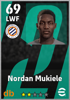 Nordan Mukiele — LWF, OVR 69, MAX 69