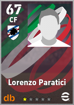 Lorenzo Paratici — CF, OVR 67, MAX 67